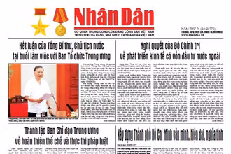 Báo Nhân Dân số 25775 