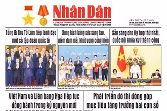 Báo Nhân Dân số 25698 