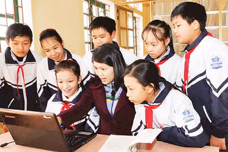 Nhiều năm qua, Trường tiểu học và trung học cơ sở An Vũ luôn đi đầu trong phát triển giáo dục toàn diện.