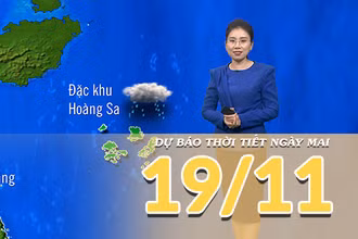 [Video] Dự báo thời tiết đêm nay và ngày mai 19/11/2025: Không khí lạnh tăng cường