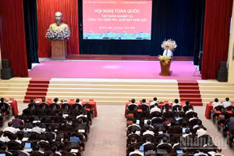 Quang cảnh hội nghị. (Ảnh: ĐĂNG KHOA)