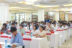 Toàn cảnh Hội nghị sơ kết hoạt động đưa lao động đi làm việc thời vụ tại Hàn Quốc theo hình thức hợp tác giữa các địa phương của Việt Nam và Hàn Quốc.