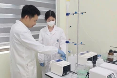Mô hình công nghệ FBHC thu hồi ni tơ, phốt pho, trong nước thải nuôi lợn quy mô phòng thí nghiệm.