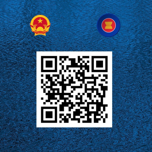 QR code vào tài khoản Instagram Hub quảng bá du lịch toàn bộ 10 nước ASEAN. (Ảnh: Đại sứ quán Việt Nam tại Kuwait) k3.jpg