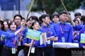 Đoàn viên, thanh niên khối trường học tham gia các hoạt động tình nguyện.