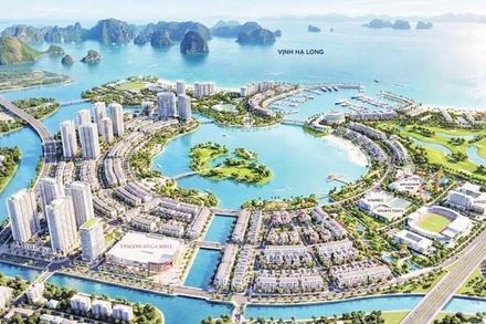 Phối cảnh dự án Khu đô thị phức hợp Hạ Long Xanh.