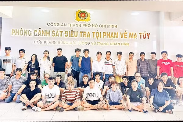 Công an Thành phố Hồ Chí Minh khởi tố nhiều đối tượng buôn bán, vận chuyển và tàng trữ ma túy (Ảnh Cơ quan Công an cung cấp)