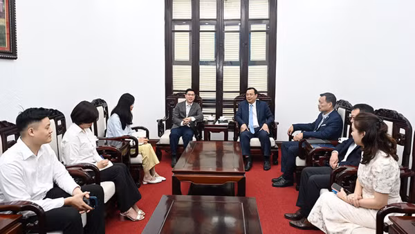 Quang cảnh buổi làm việc. (Ảnh: TITC)