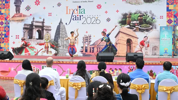 Nhiều tiết mục nghệ thuật đặc sắc được trình diễn tại India Fair 2026. (Ảnh:TITC)