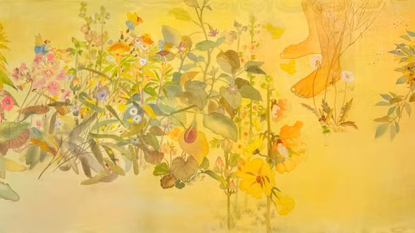 "Vừa yêu vừa vẽ" và hành trình khám phá nghệ thuật trên chất lụa