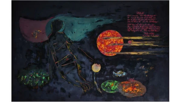 "Giao cảm III" - một trong những tác phẩm sẽ được giới thiệu tại triển lãm "Trong và Ngoài".