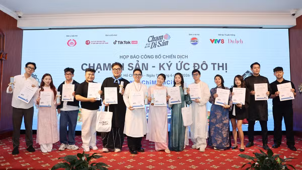 Các nhà sáng tạo nội dung tham gia Câu lạc bộ nhà sáng tạo nội dung ngành văn hoá di sản.