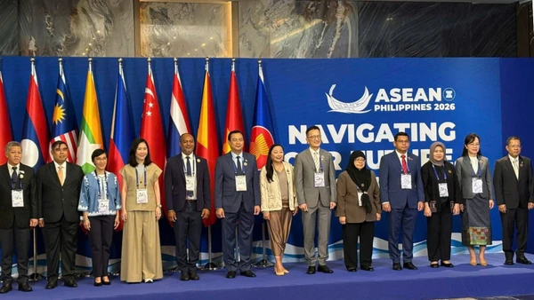 Lãnh đạo cơ quan du lịch các quốc gia ASEAN tại Hội nghị Cơ quan Du lịch quốc gia ASEAN lần thứ 63 diễn ra tại Philippines. (Ảnh: TITC)