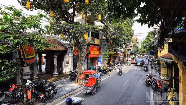 Một góc phố phường Thủ đô Hà Nội. (Ảnh: THÀNH ĐẠT)