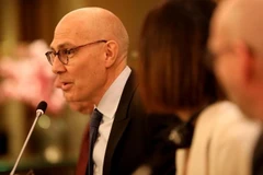 Cao ủy Nhân quyền Liên hợp quốc Volker Turk phát biểu trong một cuộc họp báo tại Beirut, Lebanon, ngày 16/1/2025. (Ảnh: Xinhua) 