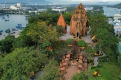 Tháp Bà Ponagar ở Nha Trang (Khánh Hòa).