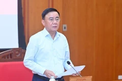 Đồng chí Trần Cẩm Tú, Ủy viên Bộ Chính trị, Thường trực Ban Bí thư. (Ảnh: ĐĂNG KHOA)