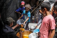 Cảnh tàn phá do xung đột tại Gaza. (Ảnh: THX/TTXVN)