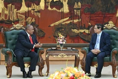 Thủ tướng Phạm Minh Chính tiếp Bộ trưởng Ngoại giao và Hợp tác Timor-Leste Bendito dos Santos Freitas.