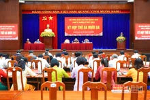 Quang cảnh Kỳ họp thứ 33, Hội đồng nhân dân tỉnh Quảng Nam khóa X, nhiệm kỳ 2021-2026.