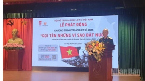 Trung tướng Hoàng Khánh Hưng, Chủ tịch hội Hỗ trợ gia đình liệt sĩ Việt Nam phát động chiến dịch.