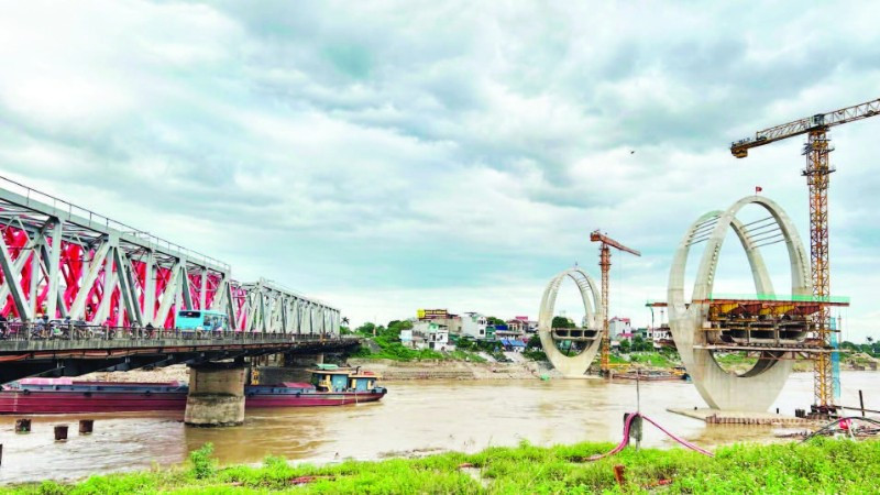 Dự án cầu Đuống mới là một trong những công trình trọng điểm ở vùng Đồng bằng sông Hồng.
