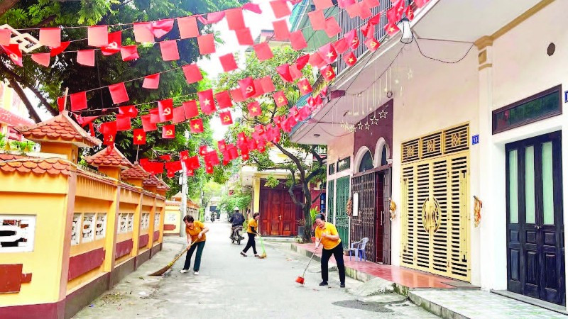 Giáo dân Ninh Bình góp sức xây dựng không gian sống xanh.