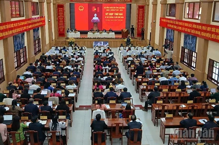 Quang cảnh kỳ họp.