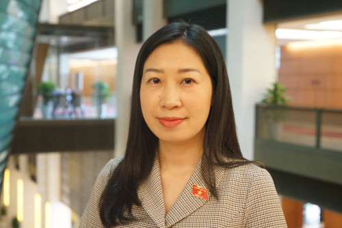 Đại biểu Hoàng Thị Thanh Thúy (Tây Ninh). (Ảnh: TRUNG HƯNG)