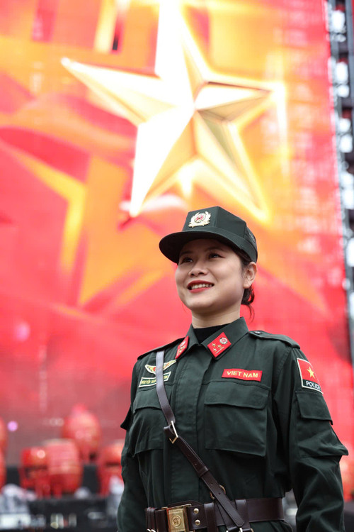 Thượng úy Nguyễn Thị Bích Phương. (Ảnh: VNFPU1)