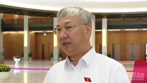 Đại biểu Quốc hội Trần Văn Lâm (Bắc Giang). (Ảnh: TRUNG HƯNG)