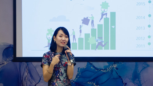 Bà Huyền Tôn Nữ Cát Tường - đồng sáng lập kiêm Giám đốc điều hành VietSeeds.