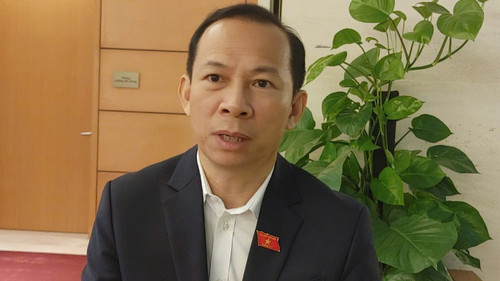 Đại biểu đại biểu Võ Mạnh Sơn (Thanh Hóa). (Ảnh: TRUNG HƯNG)