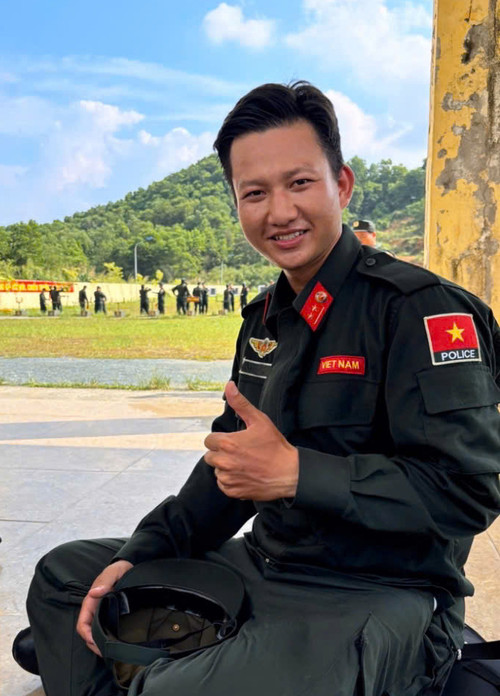 Trung úy Lê Quốc Sử. (Ảnh: VNFPU1)