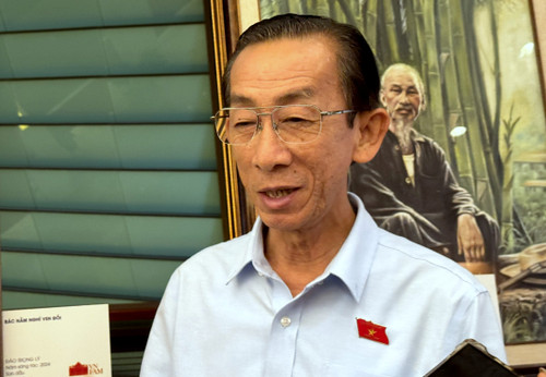 PGS, TS Trần Hoàng Ngân, đại biểu Quốc hội Đoàn Thành phố Hồ Chí Minh. (Ảnh: TRUNG HƯNG)