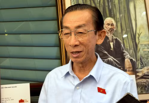 PGS, TS Trần Hoàng Ngân, đại biểu Quốc hội Đoàn Thành phố Hồ Chí Minh. (Ảnh: TRUNG HƯNG)