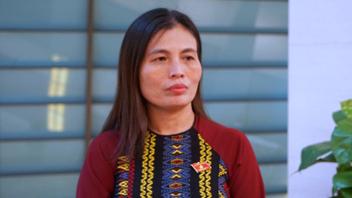 Đại biểu Quốc hội Hồ Thị Minh. (Ảnh: TRUNG HƯNG)