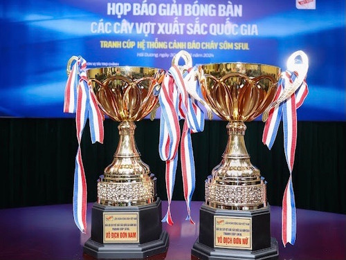 Cúp dành cho các vận động vô địch tại giải.