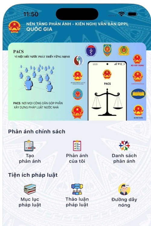 Hệ thống được tích hợp với Cơ sở dữ liệu quốc gia về dân cư (VNeID)