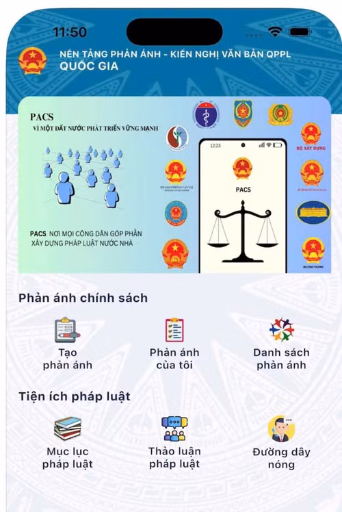 Hệ thống được tích hợp với Cơ sở dữ liệu quốc gia về dân cư (VNeID)