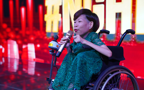 Bà Nguyễn Thị Vân, người đồng sáng lập - Chủ tịch hội đồng quản trị Công ty cổ phần Nghị Lực Sống.