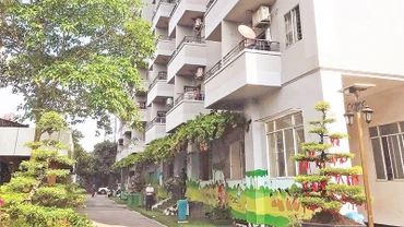 Nhà lưu trú công nhân của Công ty Thiên Phát, thành phố Thủ Ðức, Thành phố Hồ Chí Minh. 