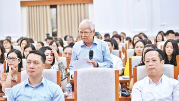 Sự kiện thu hút đông đảo nhà giáo, cán bộ quản lý, nhân viên ngành giáo dục tham gia. (Ảnh BỘ GIÁO DỤC và ÐÀO TẠO) 