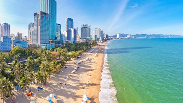 Một góc thành phố biển Nha Trang. (Ảnh VƯƠNG MẠNH CƯỜNG) 