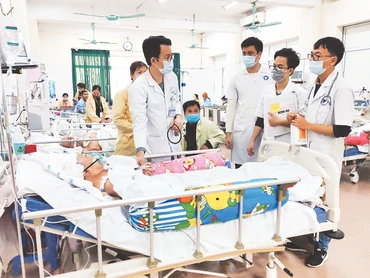 Bệnh nhân đột quỵ nhập viện có xu hướng tăng trong thời gian gần đây. Ảnh | Bệnh viện đa khoa Hòa Bình