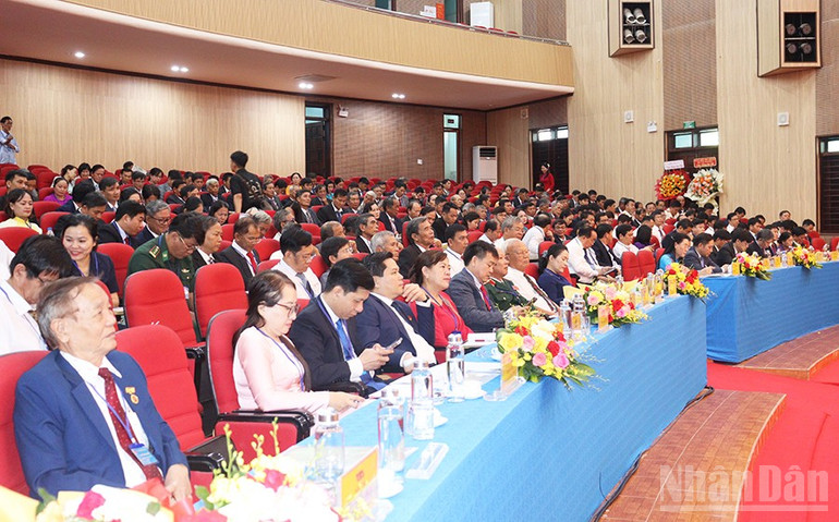 Các đại biểu tham dự Đại hội đại biểu Đảng bộ xã Khánh Cường lần thứ I, nhiệm kỳ 2025-2030. ndo_br_img-9871.jpg