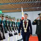 Lễ đón Thủ tướng Lê Minh Hưng tham dự Hội nghị Cấp cao ASEAN lần thứ 48 tại sân bay quốc tế Mactan, Cebu, Philippines. (Ảnh: Dương Giang/TTXVN)