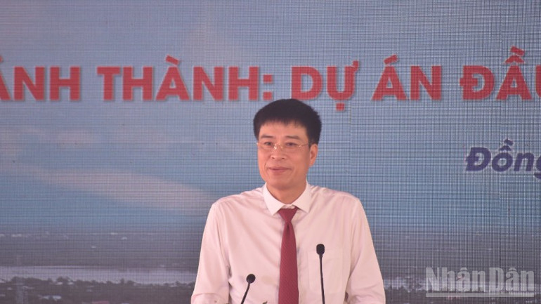 Thứ trưởng Xây dựng Phạm Minh Hà phát biểu. ndo_br_dsc-0436-7301.jpg