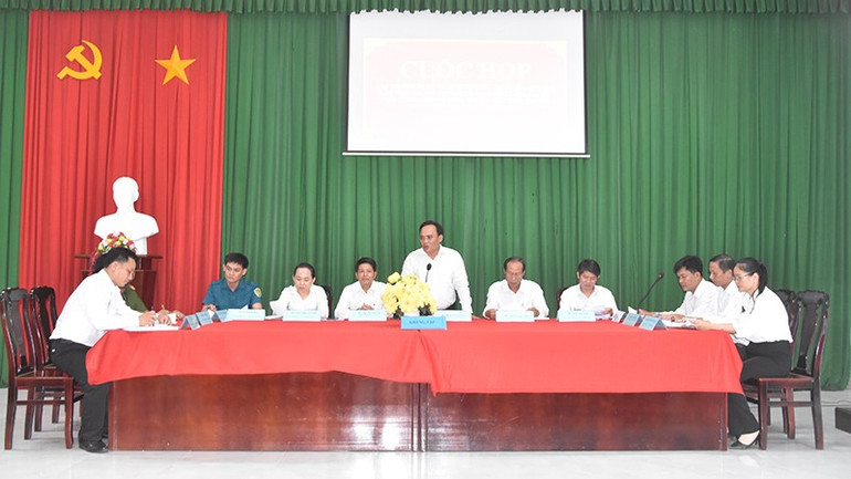 Vận hành hoạt động thử nghiệm mô hình chính quyền cấp xã mới tại xã Bình Trưng, huyện Châu Thành (Tiền Giang). anh-1.jpg
