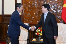 Chủ tịch nước Lương Cường tiếp Đại sứ đặc mệnh toàn quyền Nhật Bản tại Việt Nam Ito Naoki.